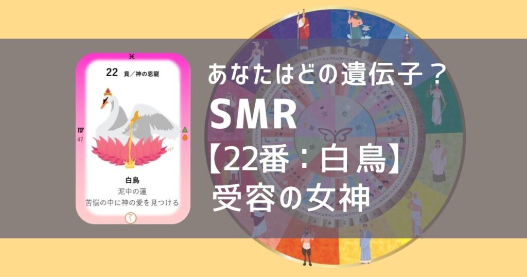 女性性開花のためのスピリチュアルな遺伝子占星術、ソウルミッションリコネクション®︎(SMR)眷属、２２番、白鳥、ハクチョウ、はくちょう