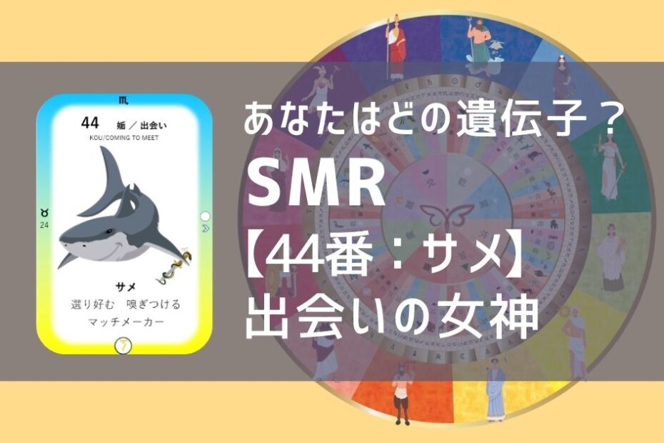 女性性開花のためのスピリチュアルな遺伝子占星術、ソウルミッションリコネクション®︎(SMR)眷属、４４番、さめ、サメ、鮫