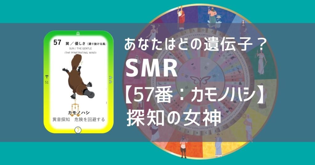 女性性開花のためのスピリチュアルな遺伝子占星術、ソウルミッションリコネクション®︎(SMR)眷属、５７番、鴨嘴、カモノハシ、かものはし